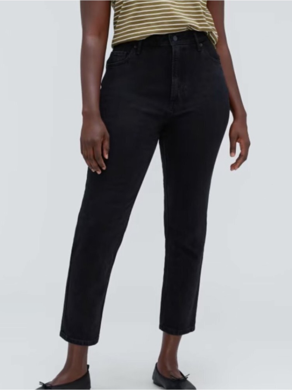 Everlane Black The Curvy Cheeky Jean NWT